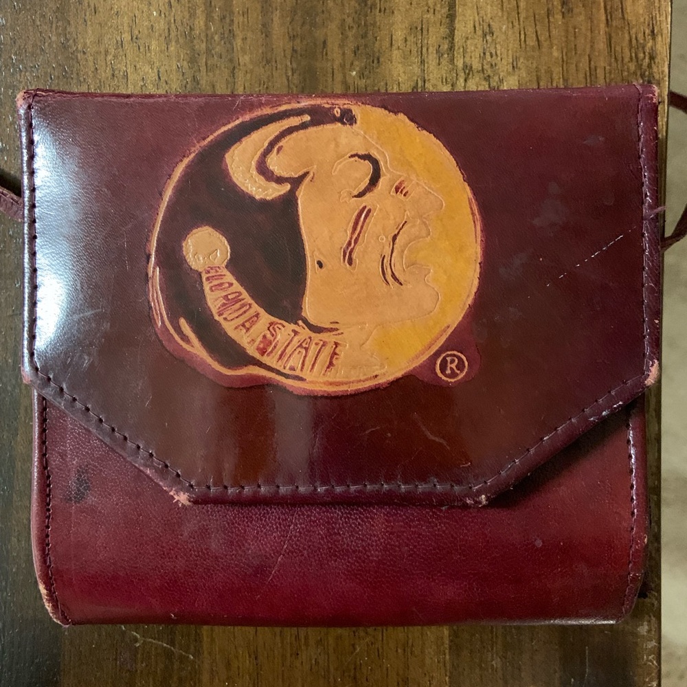 Leather Florida State Purse - Seminoles